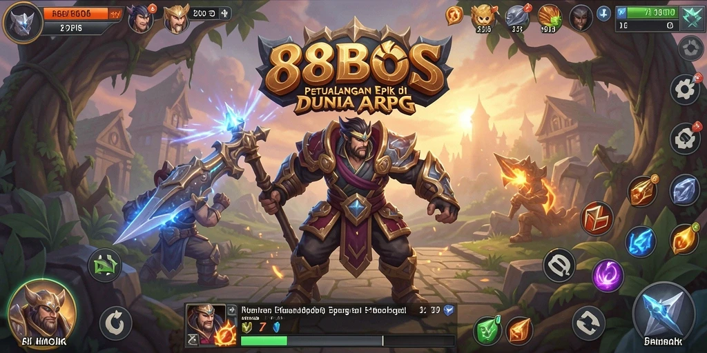 Tampilan gameplay seru dari 88BOS, menjelajahi dunia ARPG.