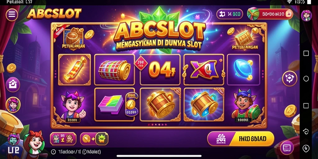 Tampilan menarik gameplay Adventure di ABCSLOT.