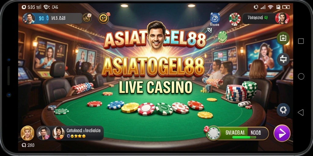Tampilan gameplay menarik dari ASIATOGEL88 Live Casino.