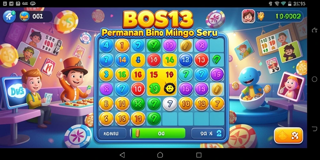 Tampilan gameplay seru di BOS13 menunjukkan momen kemenangan Bingo.