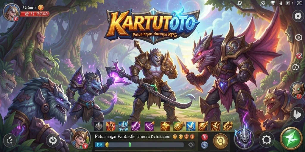 Tampilan gameplay seru dan imersif dari KARTUTOTO.